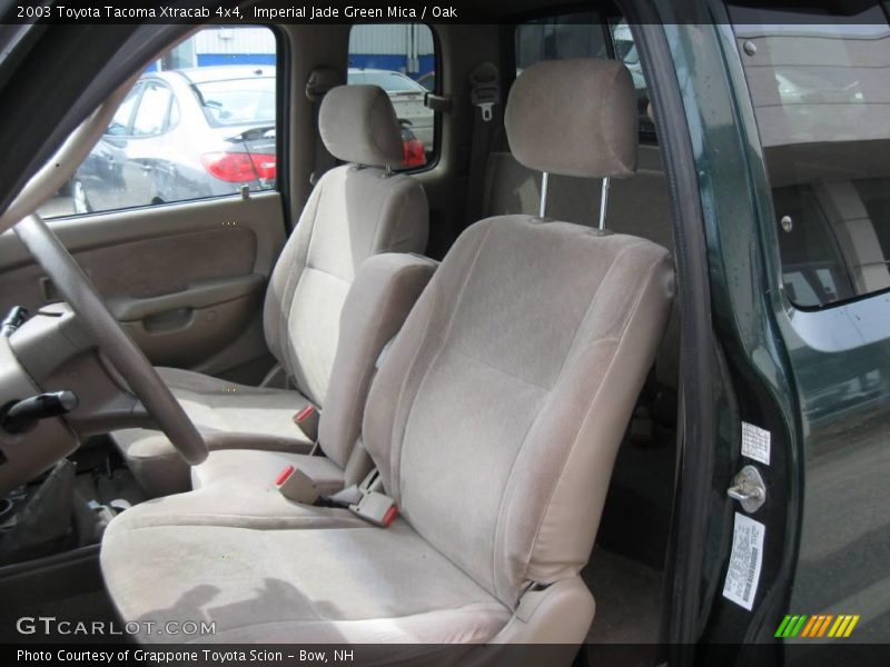 Imperial Jade Green Mica / Oak 2003 Toyota Tacoma Xtracab 4x4