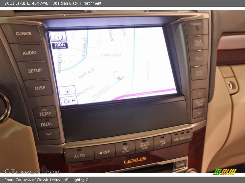 Obsidian Black / Parchment 2011 Lexus LS 460 AWD