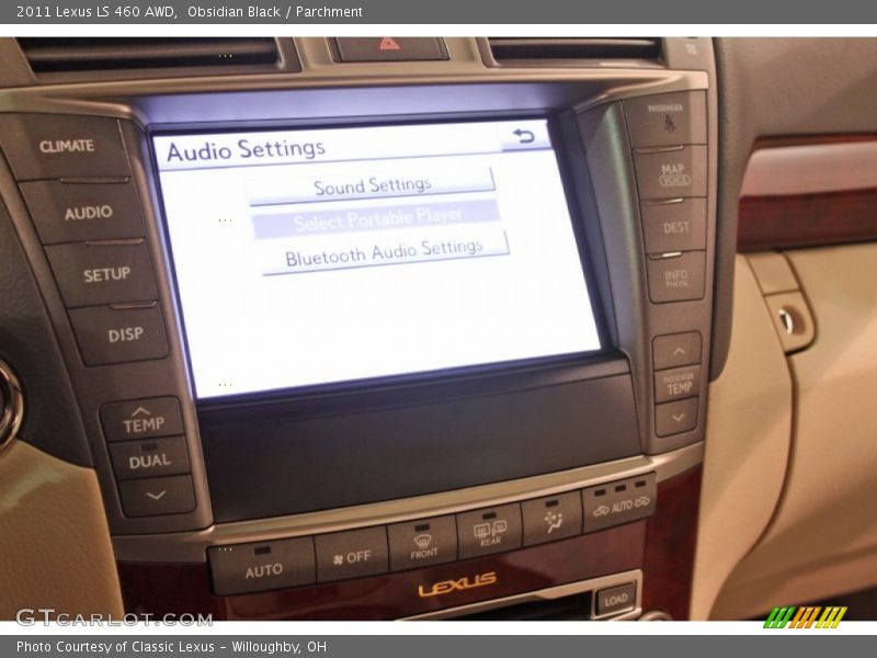 Obsidian Black / Parchment 2011 Lexus LS 460 AWD