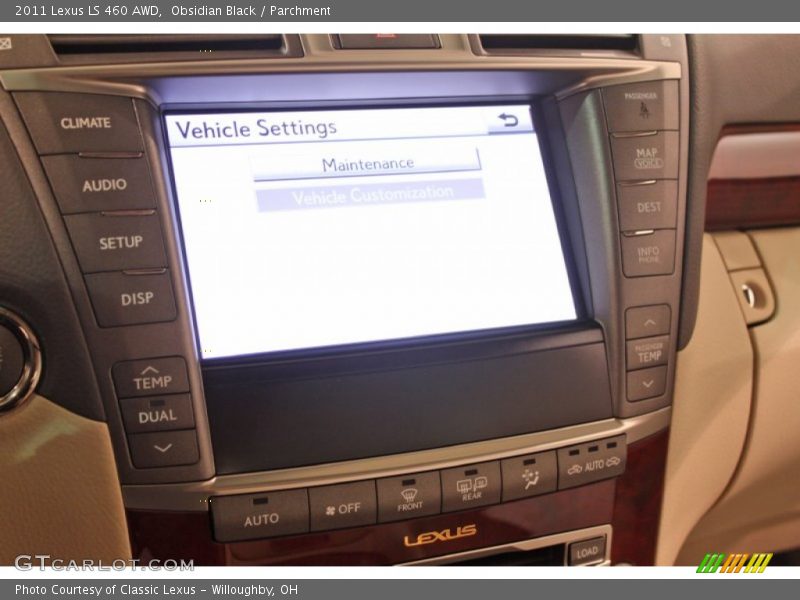 Obsidian Black / Parchment 2011 Lexus LS 460 AWD