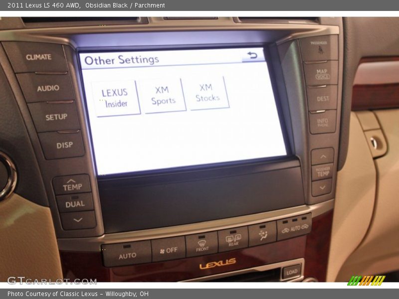 Obsidian Black / Parchment 2011 Lexus LS 460 AWD