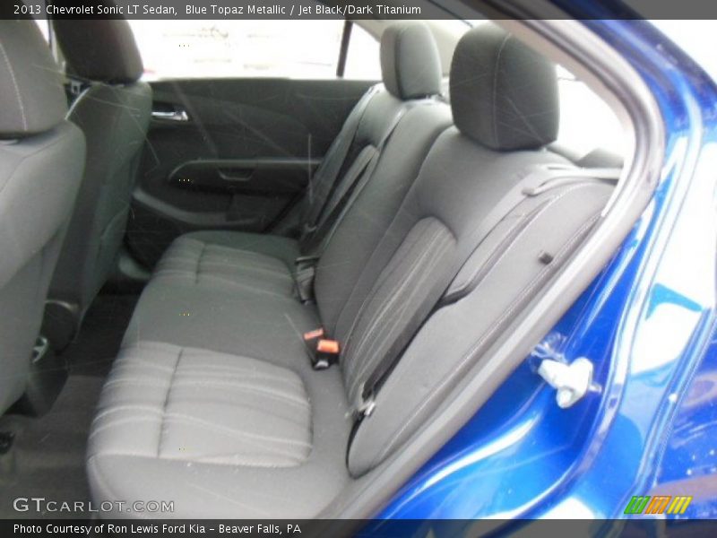 Blue Topaz Metallic / Jet Black/Dark Titanium 2013 Chevrolet Sonic LT Sedan