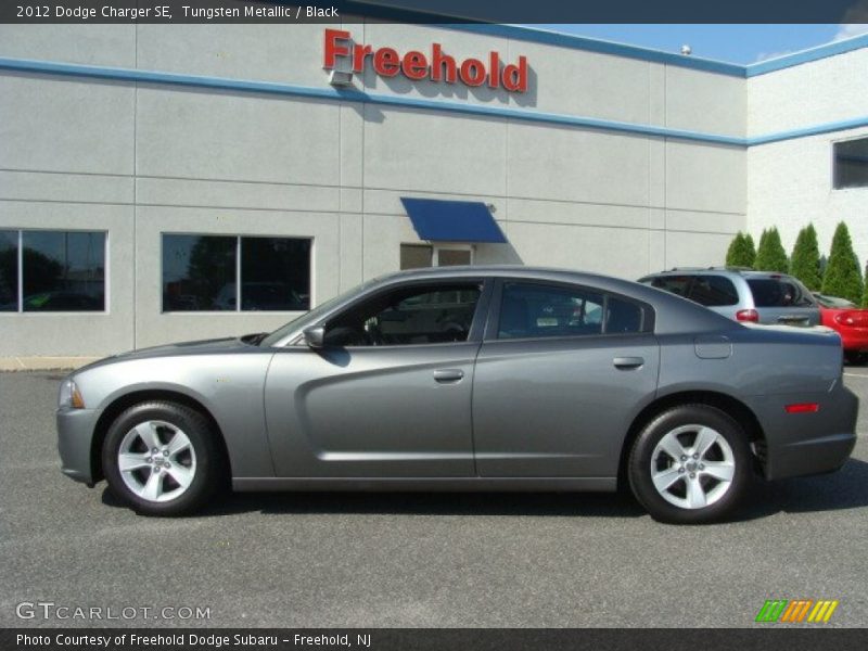 Tungsten Metallic / Black 2012 Dodge Charger SE