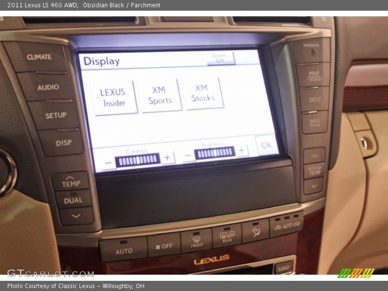 Obsidian Black / Parchment 2011 Lexus LS 460 AWD