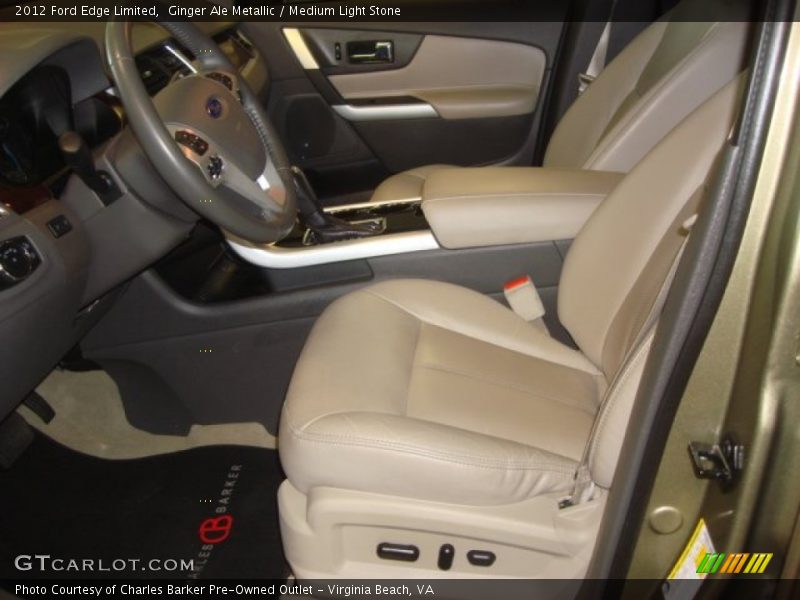 Ginger Ale Metallic / Medium Light Stone 2012 Ford Edge Limited