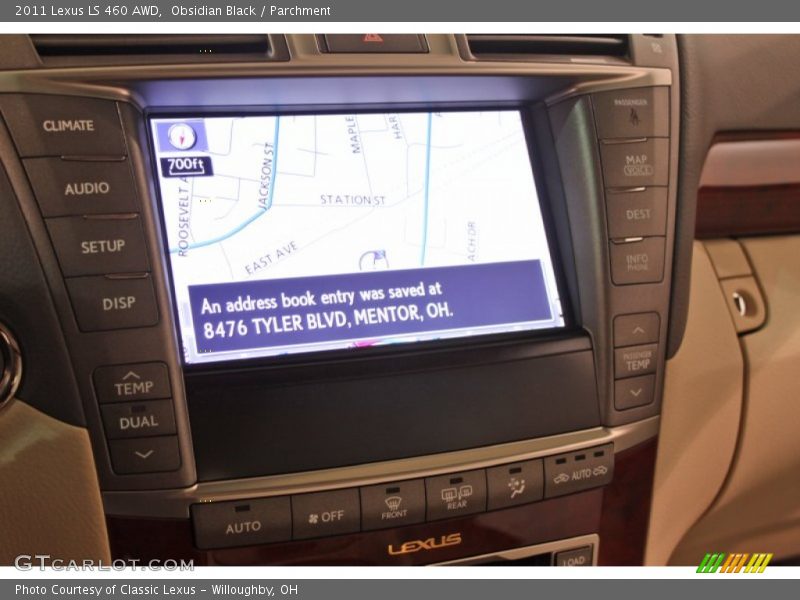 Obsidian Black / Parchment 2011 Lexus LS 460 AWD