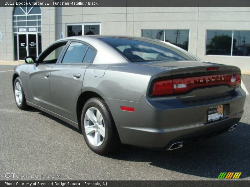Tungsten Metallic / Black 2012 Dodge Charger SE