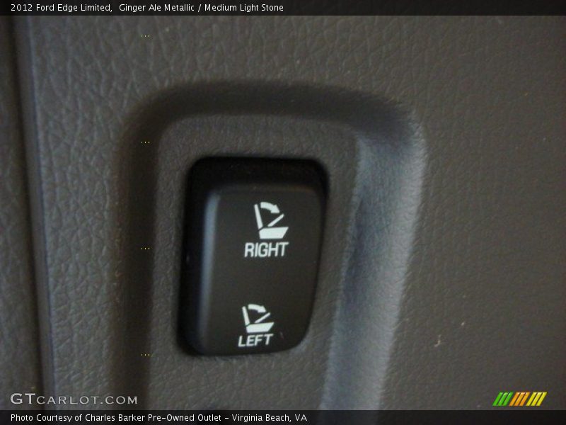 Ginger Ale Metallic / Medium Light Stone 2012 Ford Edge Limited