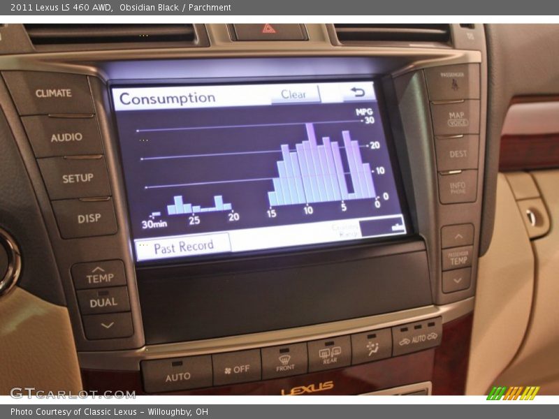 Obsidian Black / Parchment 2011 Lexus LS 460 AWD