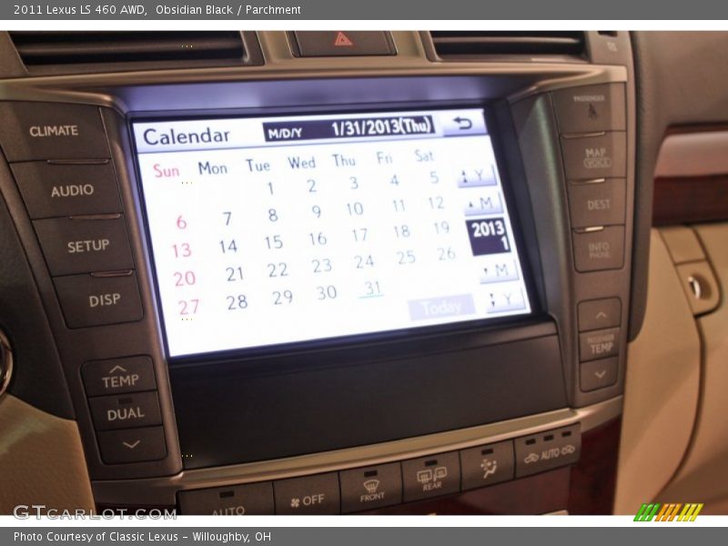 Obsidian Black / Parchment 2011 Lexus LS 460 AWD