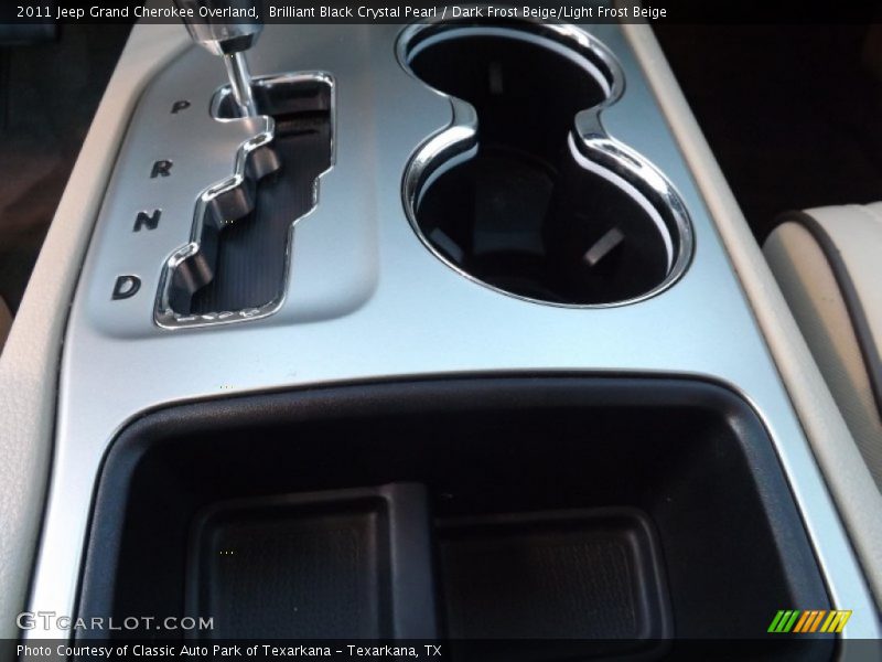 Brilliant Black Crystal Pearl / Dark Frost Beige/Light Frost Beige 2011 Jeep Grand Cherokee Overland