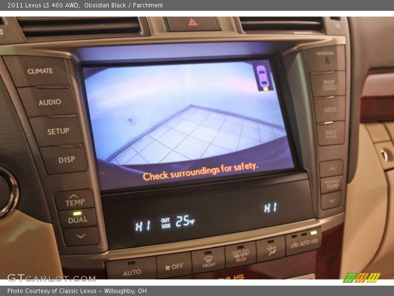 Obsidian Black / Parchment 2011 Lexus LS 460 AWD
