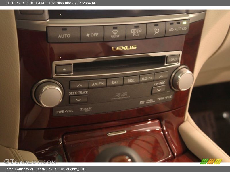 Obsidian Black / Parchment 2011 Lexus LS 460 AWD