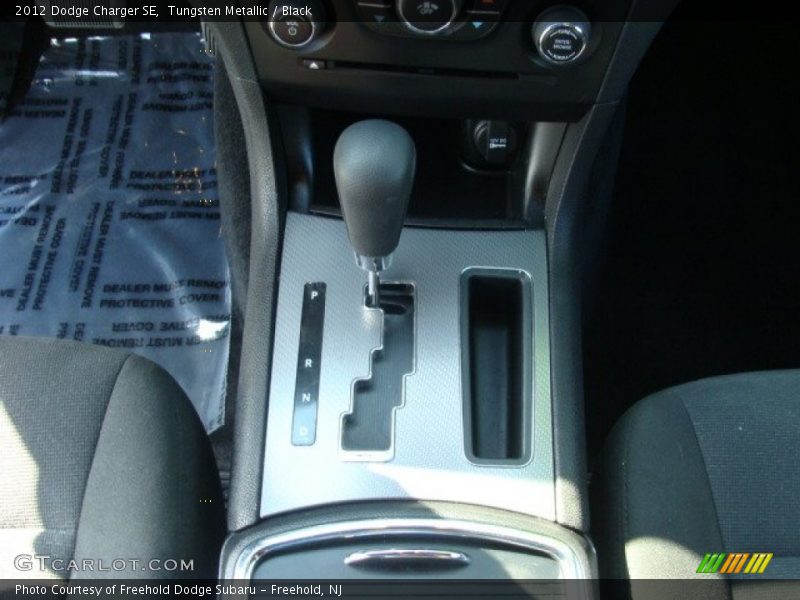 Tungsten Metallic / Black 2012 Dodge Charger SE
