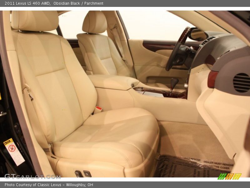 Obsidian Black / Parchment 2011 Lexus LS 460 AWD