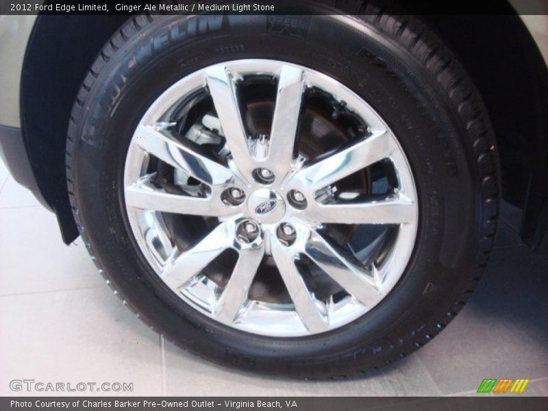 Ginger Ale Metallic / Medium Light Stone 2012 Ford Edge Limited