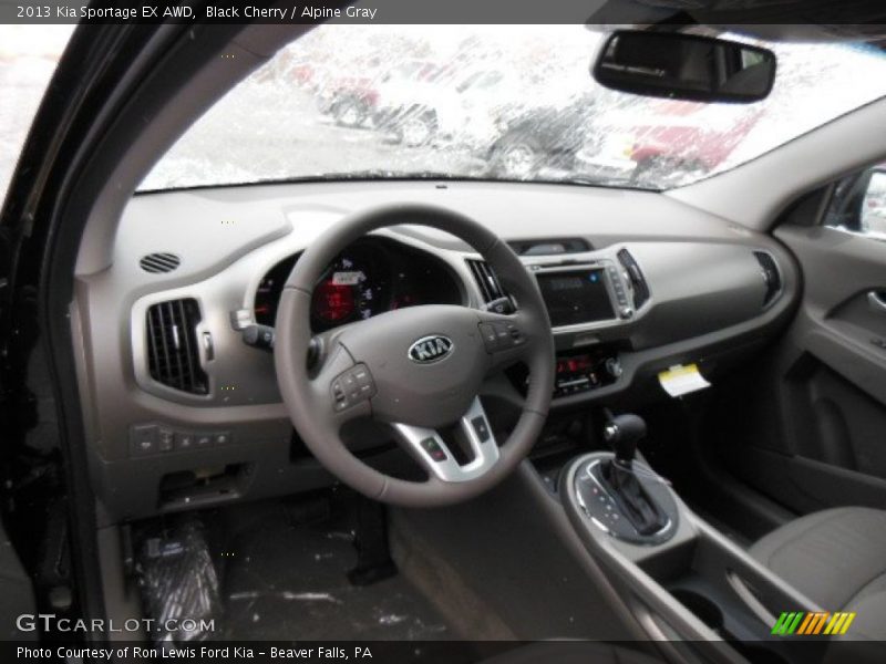 Black Cherry / Alpine Gray 2013 Kia Sportage EX AWD