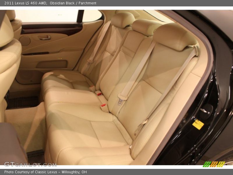 Obsidian Black / Parchment 2011 Lexus LS 460 AWD