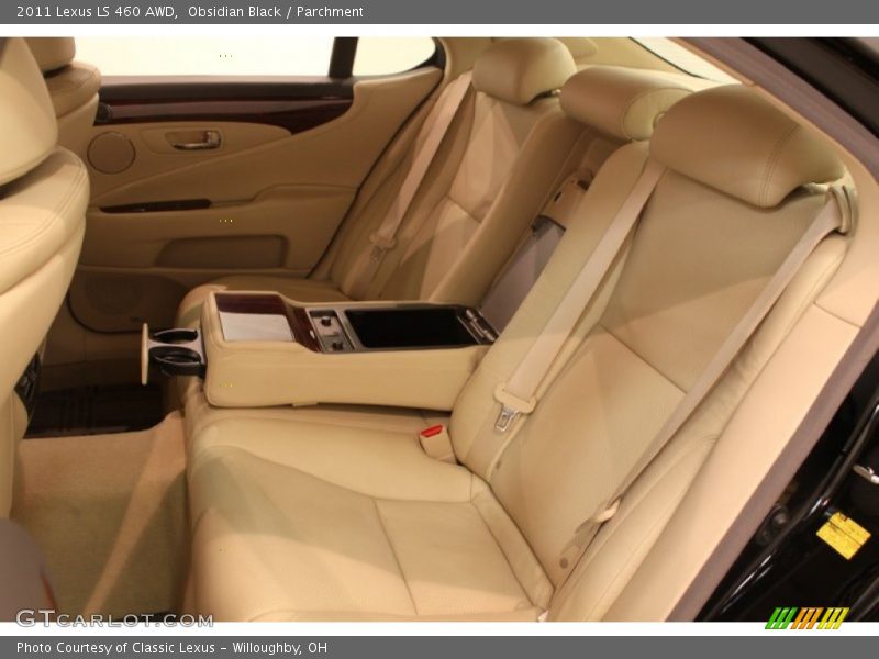 Obsidian Black / Parchment 2011 Lexus LS 460 AWD