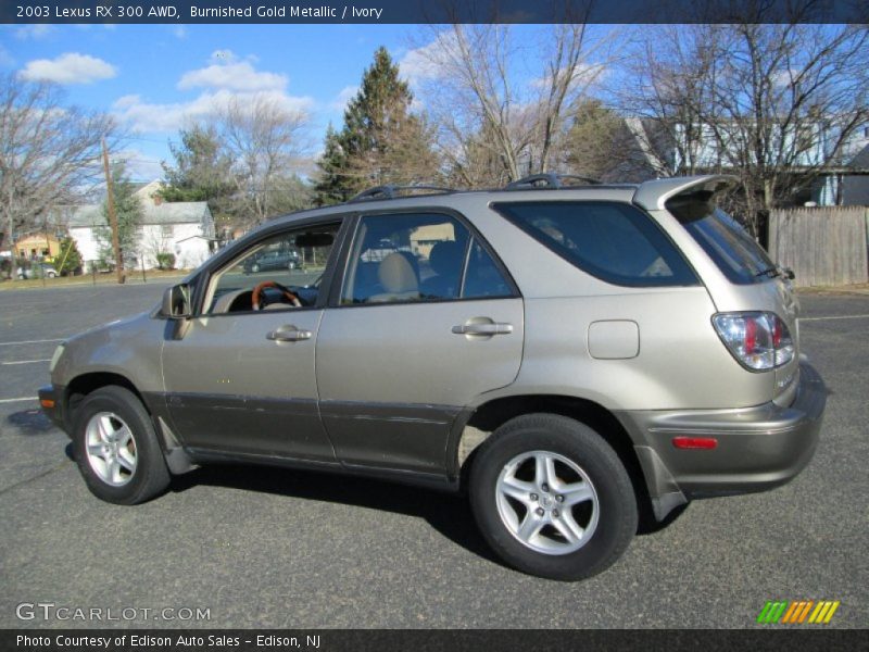 Burnished Gold Metallic / Ivory 2003 Lexus RX 300 AWD