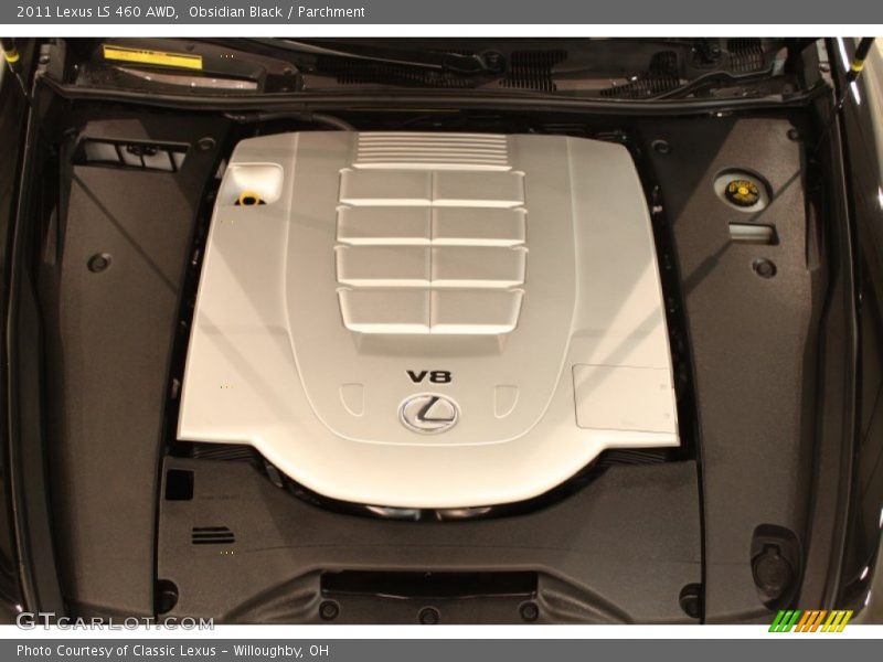 Obsidian Black / Parchment 2011 Lexus LS 460 AWD