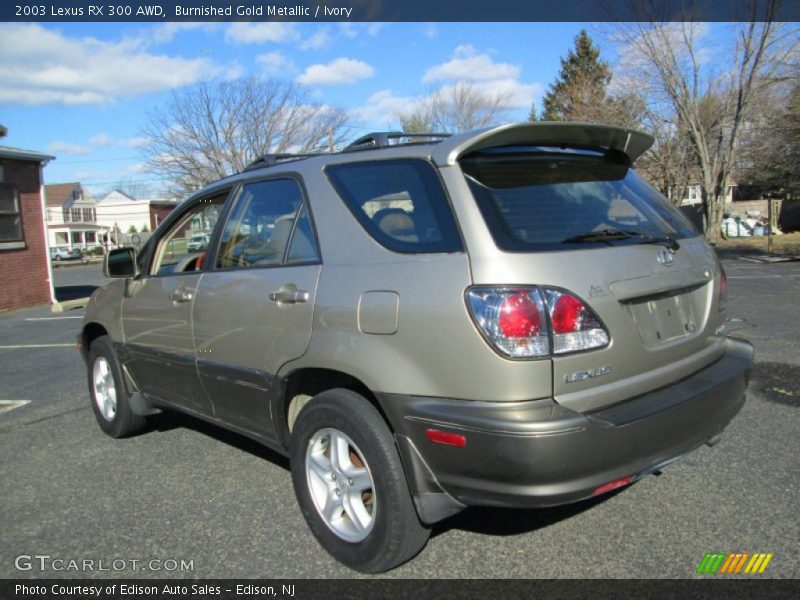 Burnished Gold Metallic / Ivory 2003 Lexus RX 300 AWD