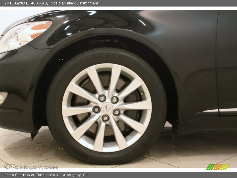 Obsidian Black / Parchment 2011 Lexus LS 460 AWD