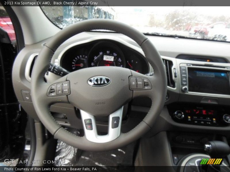Black Cherry / Alpine Gray 2013 Kia Sportage EX AWD
