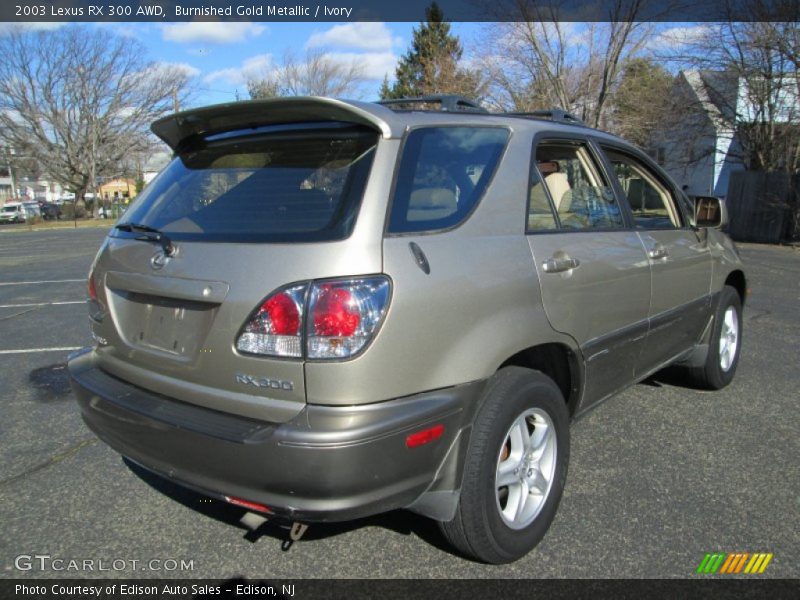 Burnished Gold Metallic / Ivory 2003 Lexus RX 300 AWD