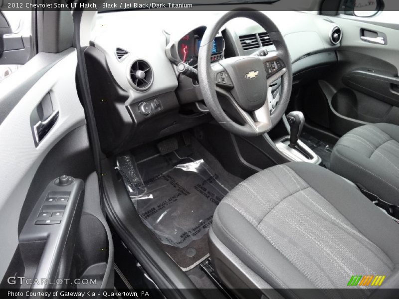Black / Jet Black/Dark Titanium 2012 Chevrolet Sonic LT Hatch