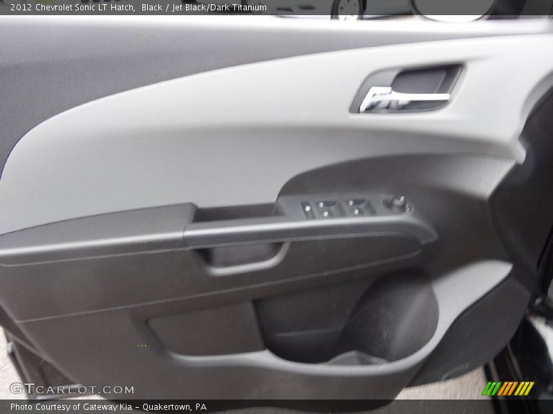 Black / Jet Black/Dark Titanium 2012 Chevrolet Sonic LT Hatch