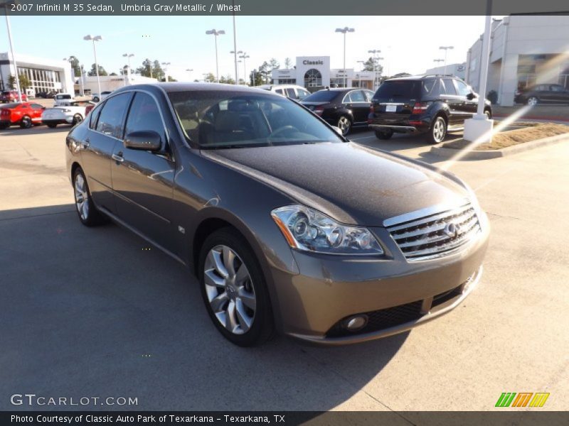 Umbria Gray Metallic / Wheat 2007 Infiniti M 35 Sedan