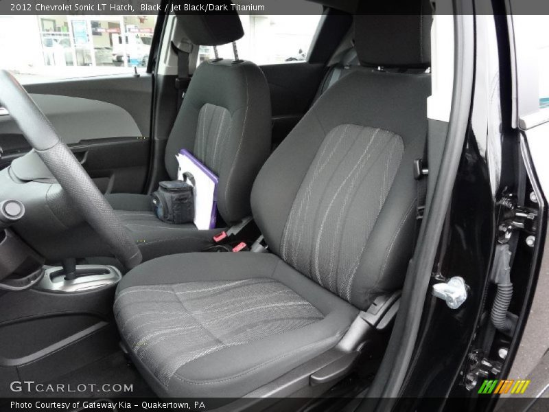 Black / Jet Black/Dark Titanium 2012 Chevrolet Sonic LT Hatch