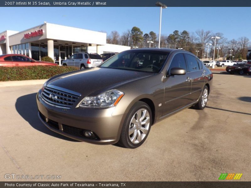 Umbria Gray Metallic / Wheat 2007 Infiniti M 35 Sedan