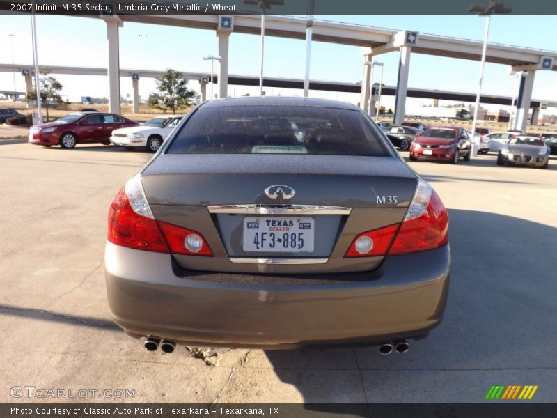 Umbria Gray Metallic / Wheat 2007 Infiniti M 35 Sedan