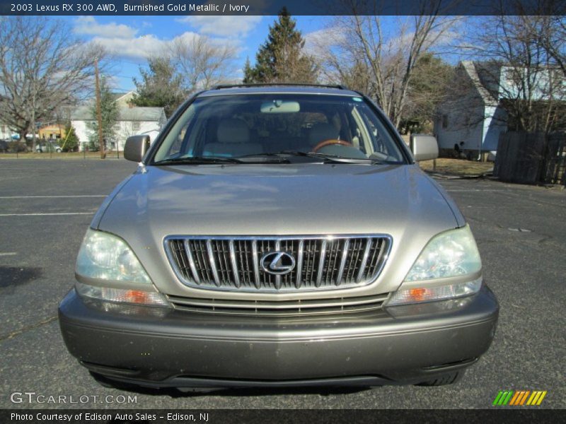 Burnished Gold Metallic / Ivory 2003 Lexus RX 300 AWD