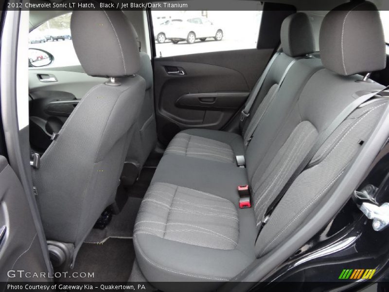 Black / Jet Black/Dark Titanium 2012 Chevrolet Sonic LT Hatch