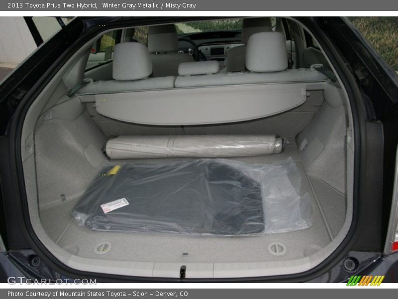 Winter Gray Metallic / Misty Gray 2013 Toyota Prius Two Hybrid