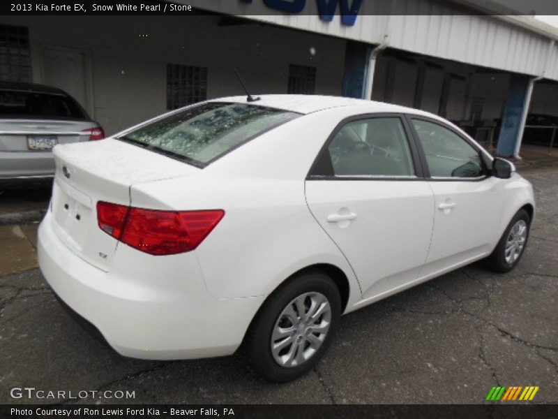 Snow White Pearl / Stone 2013 Kia Forte EX