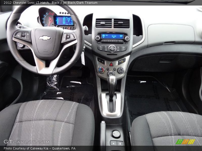 Black / Jet Black/Dark Titanium 2012 Chevrolet Sonic LT Hatch