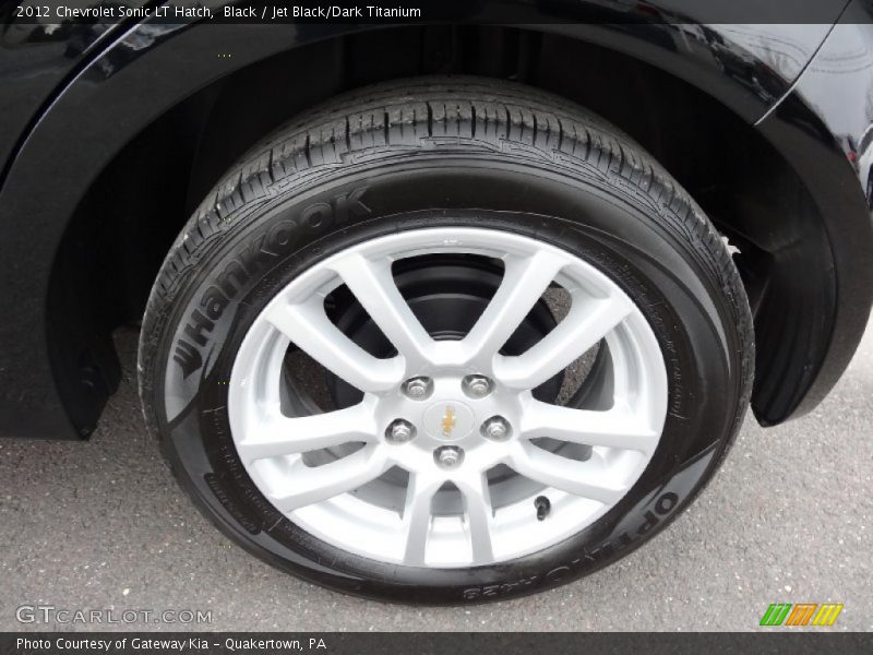 Black / Jet Black/Dark Titanium 2012 Chevrolet Sonic LT Hatch