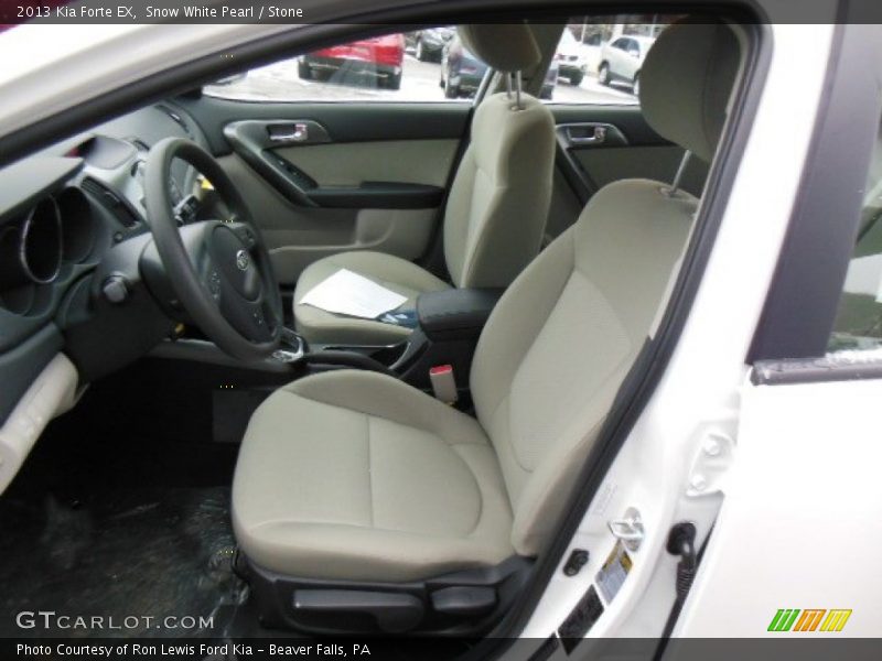 Front Seat of 2013 Forte EX