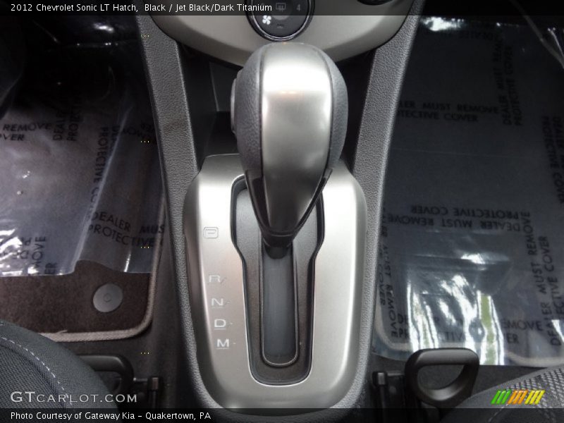Black / Jet Black/Dark Titanium 2012 Chevrolet Sonic LT Hatch