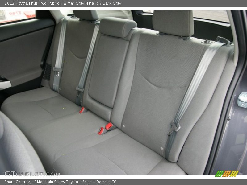 Winter Gray Metallic / Dark Gray 2013 Toyota Prius Two Hybrid