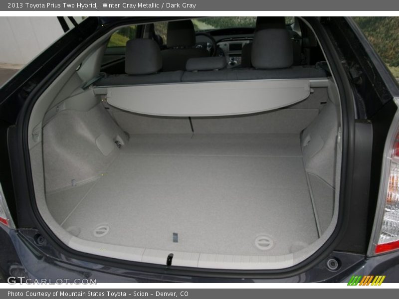 Winter Gray Metallic / Dark Gray 2013 Toyota Prius Two Hybrid