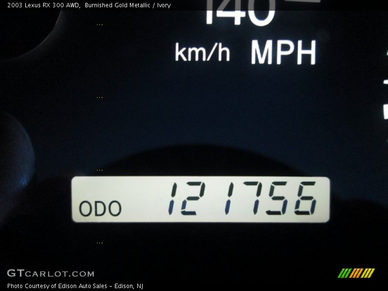 Burnished Gold Metallic / Ivory 2003 Lexus RX 300 AWD