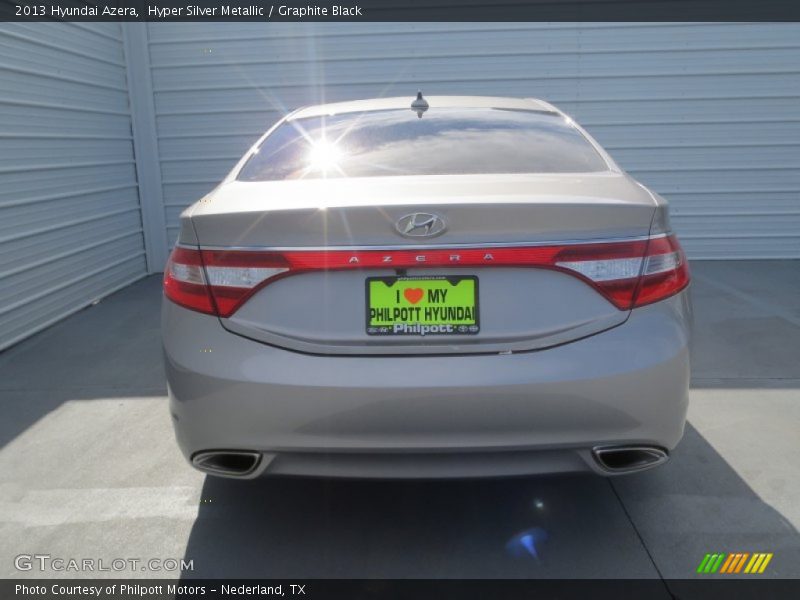 Hyper Silver Metallic / Graphite Black 2013 Hyundai Azera