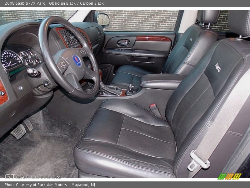  2008 9-7X Aero Carbon Black Interior