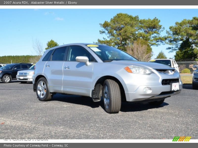 Alabaster Silver Metallic / Ebony 2007 Acura RDX