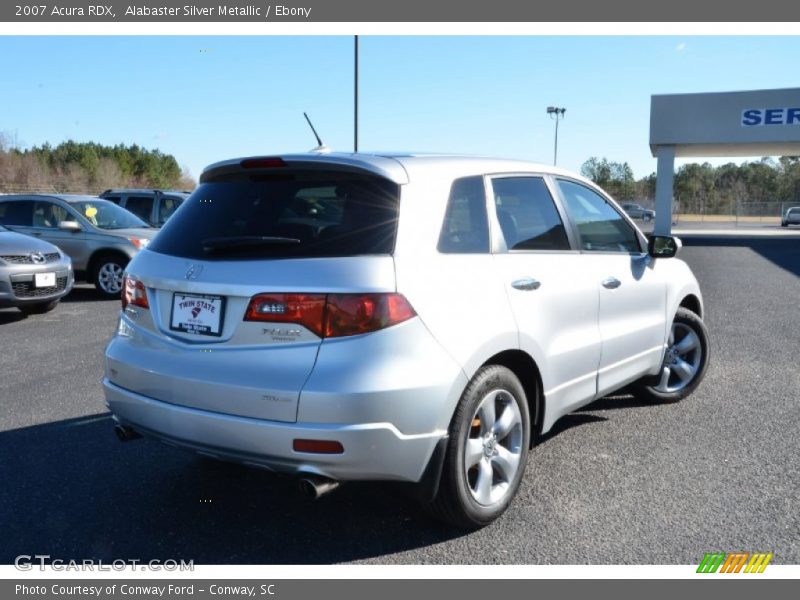 Alabaster Silver Metallic / Ebony 2007 Acura RDX